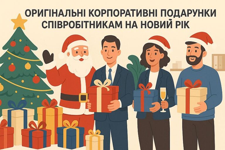 Оригінальні корпоративні подарунки співробітникам на Новий Рік