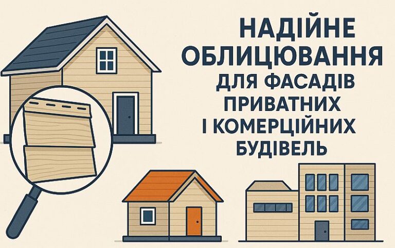 Надійне облицювання для фасадів приватних і комерційних будівель